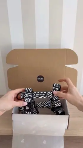 Pakujemy zamówienie w zeberkę 🦓Kto zauważył nasz nowy produkt? 🙊szelki dla psa, szelki z 4 klamrami, wygodne szelki, smycz, pakowanie zamówienia #szelkidlapsa #spacerzpsem #pieski #baylabel